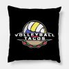 Volleyball And Tacos Throw Pillow Official Volleyball Gifts Merch