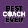 Volleyball Best Coach Ever Throw Pillow Official Volleyball Gifts Merch