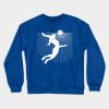 Volleyball Girl Symbol Graphic Crewneck Sweatshirt Official Volleyball Gifts Merch