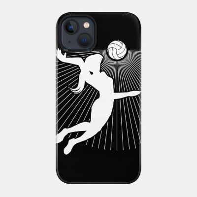 Volleyball Girl Symbol Graphic Phone Case Official Volleyball Gifts Merch