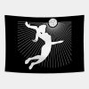 Volleyball Girl Symbol Graphic Tapestry Official Volleyball Gifts Merch