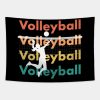 Volleyball Shirt In Retro Vintage Style Gift For V Tapestry Official Volleyball Gifts Merch