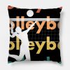 Volleyball Shirt In Retro Vintage Style Gift For V Throw Pillow Official Volleyball Gifts Merch