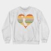 Vintage Heart Volleyball Crewneck Sweatshirt Official Volleyball Gifts Merch