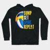 Bump Set Spike Repeat Volleyball Hoodie Official Volleyball Gifts Merch