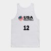 Usa Volleyball 12 T Shirt Design Tank Top Official Volleyball Gifts Merch