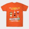 Volleyball Mom At A Volleyball Competition T-Shirt Official Volleyball Gifts Merch