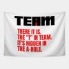 I Found The I In Teamits Hidden In The A Hole Tapestry Official Volleyball Gifts Merch