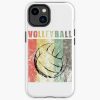 Vintage Volleyball Fan Colorful Gift Iphone Case Official Volleyball Gifts Merch