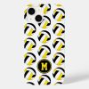 monogrammed black gold volleyballs pattern case mate iphone case r63182cbe77ea4858a284406682b7e633 s0dn6 1000 - Volleyball Gifts