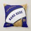 navy blue gold personalized volleyball pillow rfab2918bc4e54f60a3559f6c613c6187 6s309 8byvr 1000 - Volleyball Gifts