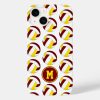 simple maroon gold volleyballs pattern monogrammed case mate iphone case rc1c5337d883640d585a84d1e60ce5c80 s0dn6 1000 - Volleyball Gifts