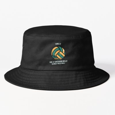 Georgia Volleyball: Spike It Like A Southern Belle! Bucket Hat Official Volleyball Gifts Merch