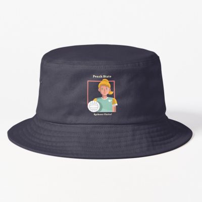 Georgia Volleyball: Peach State Spikers Unite! Bucket Hat Official Volleyball Gifts Merch