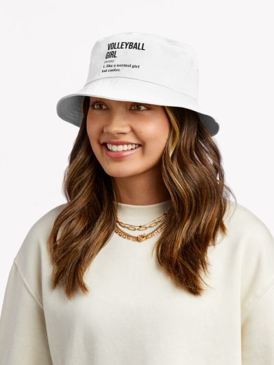 Volleyball Girl Definition Bucket Hat Official Volleyball Gifts Merch
