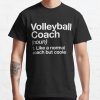 Volleyball Coach Funny Definition Trainer Gift Design T-Shirt Official Volleyball Gifts Merch