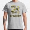 Volleyball "Bump Set Spike Any Questions?" T-Shirt Official Volleyball Gifts Merch