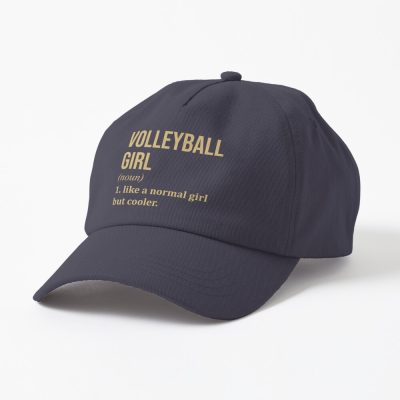 Volleyball Girl Definition In Gold Cap Official Volleyball Gifts Merch
