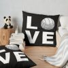 Volleyball Gifts For Player & Coach - Vollyball Love Gift Ideas For Coaches And Players Who Are Lovers Of Beach & Indoor V Ball Throw Pillow Official Volleyball Gifts Merch