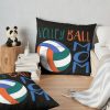 Funny Volleyball Mom Throw Pillow Official Volleyball Gifts Merch