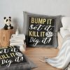 Cool Volleyball Gift Bump It Set It Kill It Dig It Throw Pillow Official Volleyball Gifts Merch