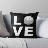 Volleyball Gifts For Player & Coach - Vollyball Love Gift Ideas For Coaches And Players Who Are Lovers Of Beach & Indoor V Ball Throw Pillow Official Volleyball Gifts Merch