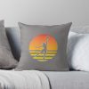 Cute Girls Volleyball Gift Set To Sunset Throw Pillow Official Volleyball Gifts Merch