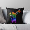 Watercolor Volleyball | Volleyball Throw Pillow Official Volleyball Gifts Merch