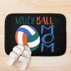 Funny Volleyball Mom Bath Mat Official Volleyball Gifts Merch