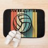 Volleyball Vintage Bath Mat Official Volleyball Gifts Merch