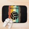 Vintage Retro Volleyball Bath Mat Official Volleyball Gifts Merch