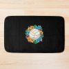 Floral Volleyball Bath Mat Official Volleyball Gifts Merch