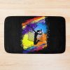 Volleyball Art Watercolor Bath Mat Official Volleyball Gifts Merch