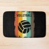 Vintage Retro Volleyball Bath Mat Official Volleyball Gifts Merch