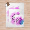 Volleyball Watercolor Throw Blanket Official Volleyball Gifts Merch