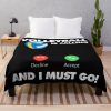 Volleyball Is Calling And I Must Go, Funny Sport Player Throw Blanket Official Volleyball Gifts Merch