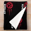 Volleyball Attack Throw Blanket Official Volleyball Gifts Merch