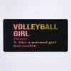 Volleyball Girl Definition In Watercolor Mouse Pad Official Volleyball Gifts Merch