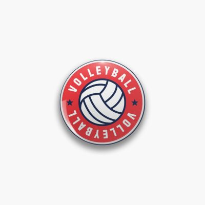 Spike The Ball Hard! Pin Official Volleyball Gifts Merch