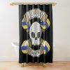 Volleyball Crew Jolly Roger Pirate Flag Shower Curtain Official Volleyball Gifts Merch