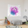 Volleyball Watercolor Tapestry Official Volleyball Gifts Merch