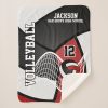 volleyball in black dark rede and white sherpa blanket r3bd06ffadbb0472395fcdf0c587773ec ejszc 1000 - Volleyball Gifts