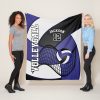 volleyball sport in dark blue white black fleece blanket r1391506a0cde435f929b4eea906dd8dc ee3yx 8byvr 1000 - Volleyball Gifts