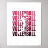 volleyball sports coach team player gifts poster rb29b0e8b363a40ca8eec568f25fdd638 wva 8byvr 1000 - Volleyball Gifts