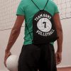 volleyball team name and player number custom drawstring bag r drcxo 1000 - Volleyball Gifts
