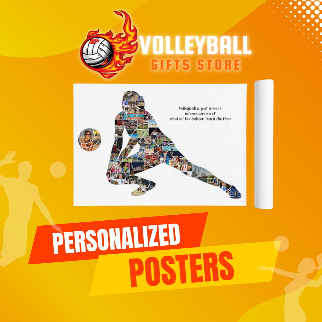 Personalized Volleyball Posters